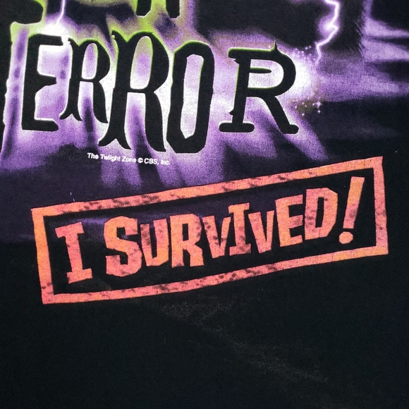 Vintage I Survived Tower Of Terror The Twilight Zone Walt Disney World T-shirt - Picture 12 of 12